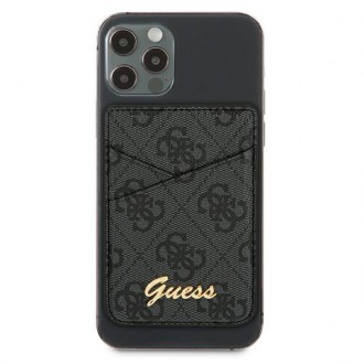 Slot pro kartu Guess Wallet GUWMS4GTLBK MagSafe 4G šedá/šedá