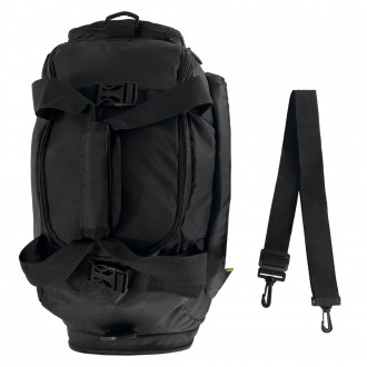 Wozinsky Travel Sports Bag Backpack Hand Luggage Bag 40x20x25 cm for Airplane Black (WSB-B01)