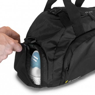 Wozinsky Travel Sports Bag Backpack Hand Luggage Bag 40x20x25 cm for Airplane Black (WSB-B01)