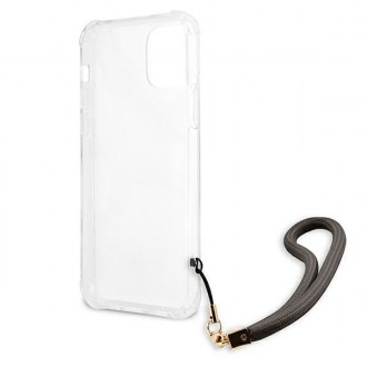 Guess GUHCP12SKSMAGR iPhone 12 mini 5,4&quot; šedý/šedý pevný obal Marble Collection
