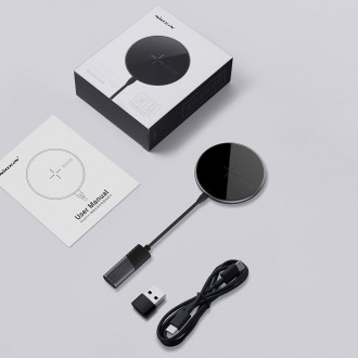 Nillkin MagSlim Qi wireless charger 10W for iPhone compatible with MagSafe black