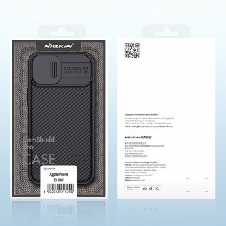 Nillkin CamShield Pro Magnetic Case Armored Case Pouch Camera Protector iPhone 13 mini Black (MagSafe Compatible)