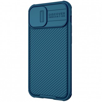 Nillkin CamShield Pro Magnetic Case Armored Case Pouch Camera Protector iPhone 13 mini Blue (MagSafe Compatible)