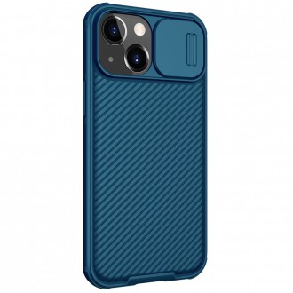 Nillkin CamShield Pro Magnetic Case Armored Case Pouch Camera Protector iPhone 13 mini Blue (MagSafe Compatible)