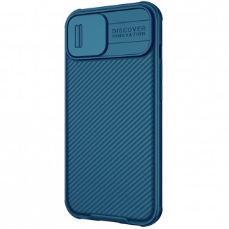 Nillkin CamShield Pro Magnetic Case Armor Pouch Cover Camera Protector iPhone 13 Blue (MagSafe Compatible)