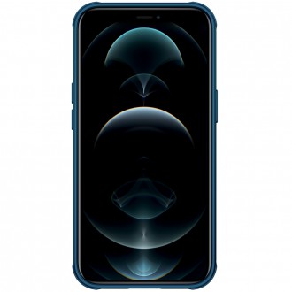 Nillkin CamShield Pro Magnetic Case Armor Pouch Cover Camera Protector iPhone 13 Blue (MagSafe Compatible)