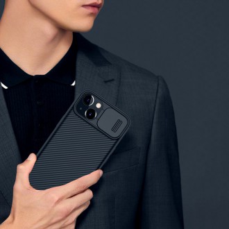 Nillkin CamShield Pro Magnetic Case Armor Pouch Cover Camera Protector iPhone 13 Blue (MagSafe Compatible)