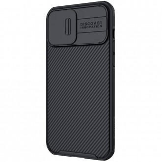 Magnetické pouzdro Nillkin CamShield Pro Armored Case Cover Kryt fotoaparátu iPhone 13 Pro Max černý (kompatibilní s MagSafe)