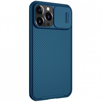 Nillkin CamShield Pro Magnetic Case Armor Pouch Cover Camera Protector iPhone 13 Pro Max Blue (MagSafe Compatible)