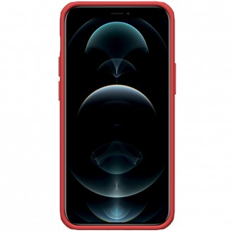 Nillkin Super Frosted Shield Pro Case durable for iPhone 13 mini red