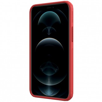 Nillkin Super Frosted Shield Pro Case durable for iPhone 13 mini red