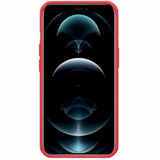 Nillkin Super Frosted Shield Pro Case durable for iPhone 13 red