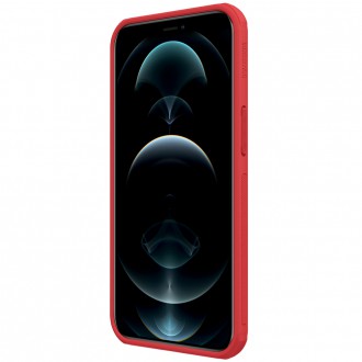 Nillkin Super Frosted Shield Pro Case durable for iPhone 13 red