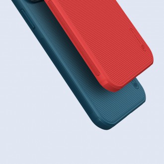 Nillkin Super Frosted Shield Pro Case durable for iPhone 13 red