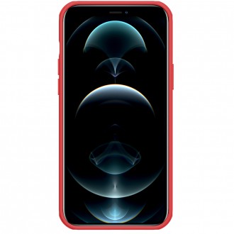 Nillkin Super Frosted Shield Pro Case durable for iPhone 13 Pro Max red