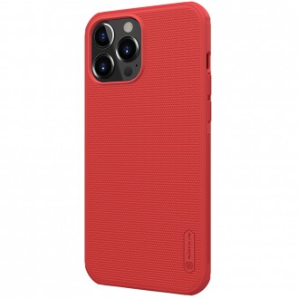 Nillkin Super Frosted Shield Pro Case durable for iPhone 13 Pro Max red