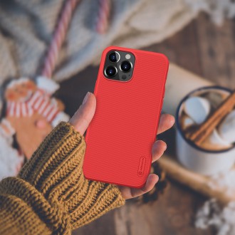 Nillkin Super Frosted Shield Pro Case durable for iPhone 13 Pro Max red