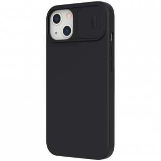 Nillkin CamShield Silky Silicone Case s krytem fotoaparátu pro iPhone 13 černý
