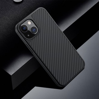 Nillkin Synthetic Fiber Carbon case cover for iPhone 13 black