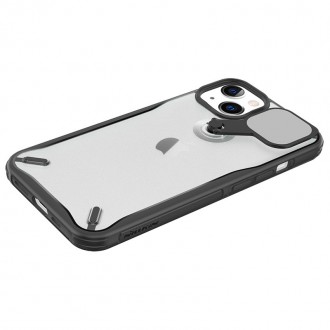 Nillkin Cyclops Case Durable case with a camera cover and a foldable stand for iPhone 13 black