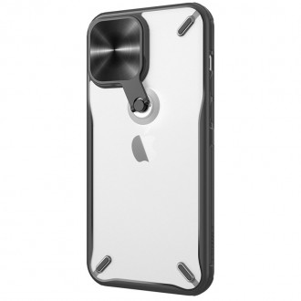 Nillkin Cyclops Case Durable case with a camera cover and a foldable stand for iPhone 13 Pro black