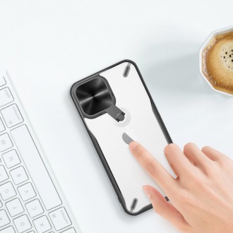Nillkin Cyclops Case Durable case with a camera cover and a foldable stand for iPhone 13 Pro black