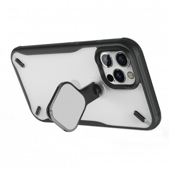 Nillkin Cyclops Case Durable case with a camera cover and a foldable stand for iPhone 13 Pro Max black