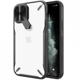 Nillkin Cyclops Case Durable case with a camera cover and a foldable stand for iPhone 13 Pro Max black