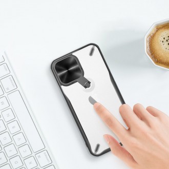 Nillkin Cyclops Case Durable case with a camera cover and a foldable stand for iPhone 13 Pro Max black