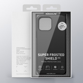 Nillkin Super Frosted Shield Case + kickstand for iPhone 13 Pro blue