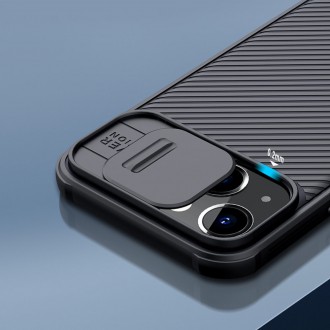 Pancéřový kryt pouzdra Nillkin CamShield Pro Case pro fotoaparát fotoaparát iPhone 13 mini černý