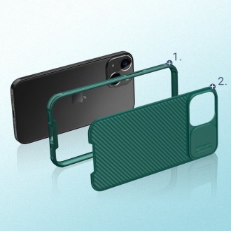 Pancéřový kryt pouzdra Nillkin CamShield Pro Case pro fotoaparát fotoaparát iPhone 13 mini černý