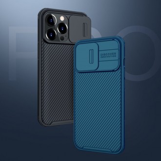 Pancéřový kryt pouzdra Nillkin CamShield Pro Case pro fotoaparát iPhone 13 Pro černý