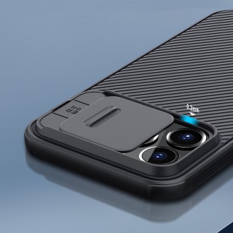 Pancéřový kryt pouzdra Nillkin CamShield Pro Case pro fotoaparát iPhone 13 Pro černý