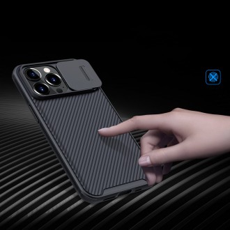 Pancéřový kryt pouzdra Nillkin CamShield Pro Case pro fotoaparát iPhone 13 Pro černý