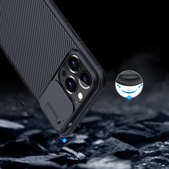 Pancéřový kryt pouzdra Nillkin CamShield Pro Case pro fotoaparát iPhone 13 Pro černý
