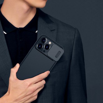 Pancéřový kryt pouzdra Nillkin CamShield Pro Case pro fotoaparát iPhone 13 Pro černý