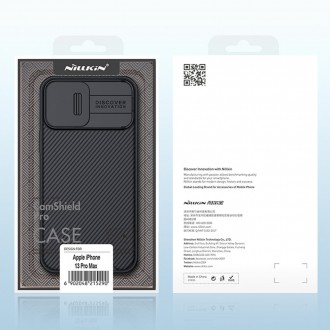 Nillkin CamShield Pro Case Armored Case Cover Kryt fotoaparátu iPhone 13 Pro Max černý
