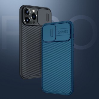 Nillkin CamShield Pro Case Armored Case Cover Kryt fotoaparátu iPhone 13 Pro Max černý