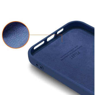 Silicone Case Soft Flexible Rubber Cover for iPhone 13 Pro blue