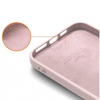 Silicone Case Soft Flexible Rubber Cover for iPhone 13 mini pink
