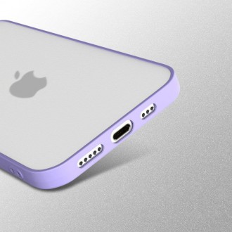 Milky Case silicone flexible translucent case for iPhone 13 red
