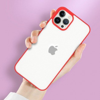Milky Case silicone flexible translucent case for iPhone 13 blue