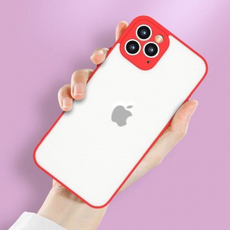 Milky Case silicone flexible translucent case for Samsung Galaxy S20 red