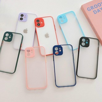 Milky Case silicone flexible translucent case for Samsung Galaxy S21+ 5G (S21 Plus 5G) navy blue