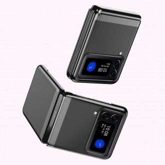 Plating Case hard case Electroplating frame Cover for Samsung Galaxy Z Flip 3 black