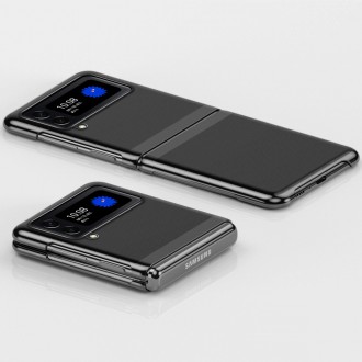 Plating Case hard case Electroplating frame Cover for Samsung Galaxy Z Flip 3 black