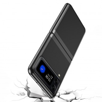 Plating Case hard case Electroplating frame Cover for Samsung Galaxy Z Flip 3 black
