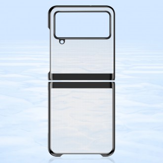 Plating Case hard case Electroplating frame Cover for Samsung Galaxy Z Flip 3 black