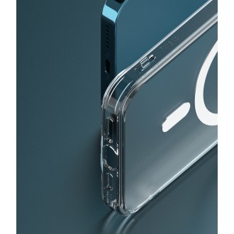 Ringke Fusion Magnetic Magnetic Hard Case with Gel Frame for iPhone 13 Pro Max Transparent (FMGM553E52) (MagSafe Compatible)